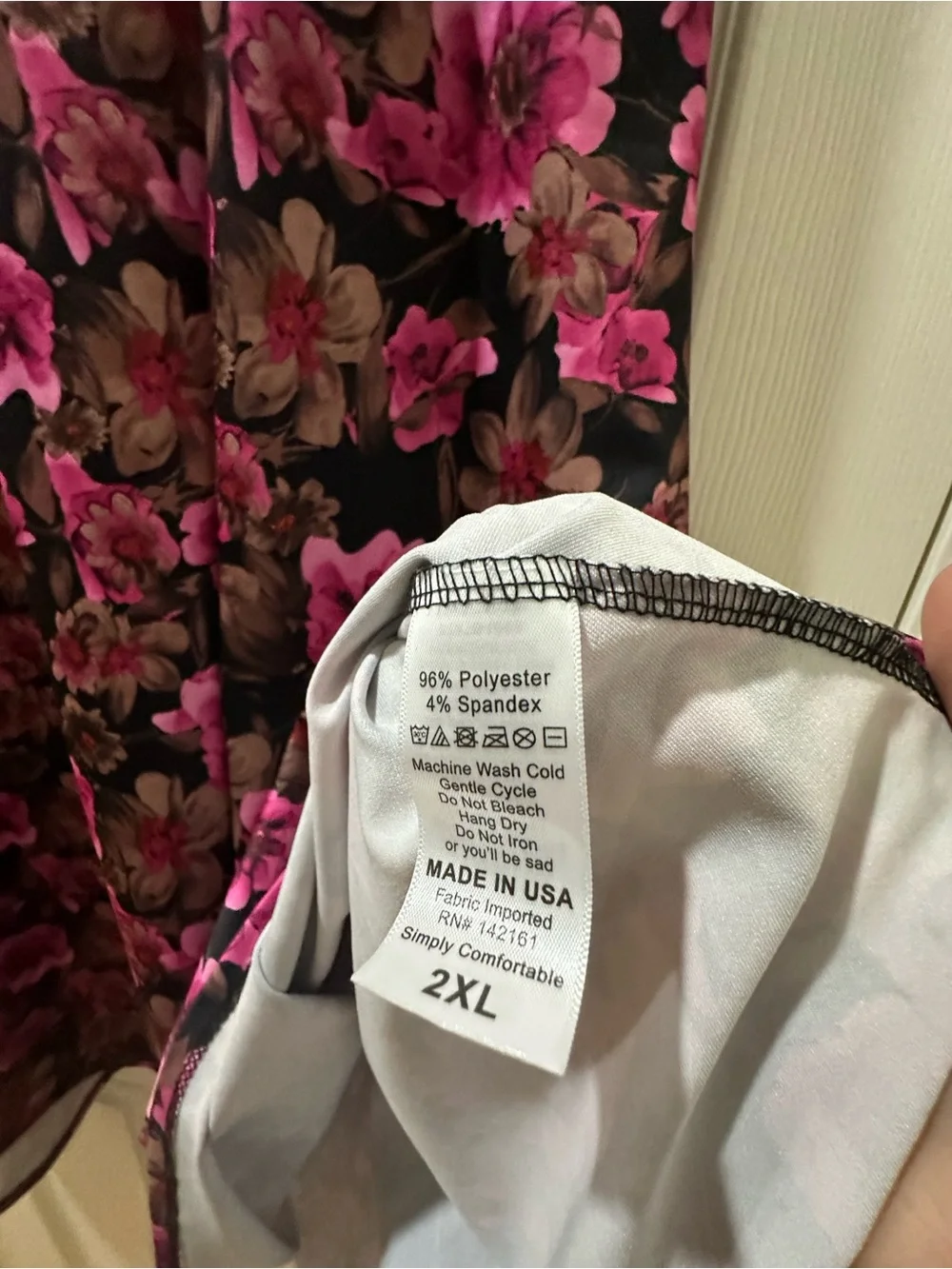 LuLaRoe Black Maxi Skirt with Pink Floral Print